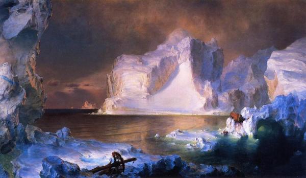 The Icebergs by Frederic Edwin Church