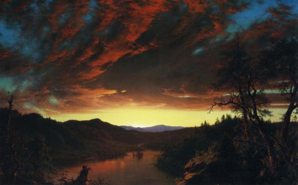 Twilight In The Wilderness by Frederic Edwin Church