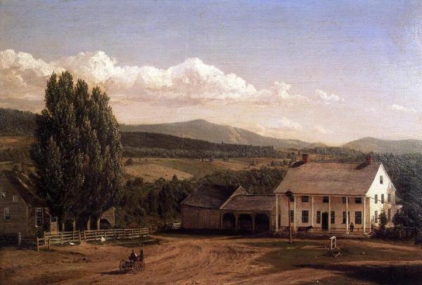 View In Pittsford, Vt. by Frederic Edwin Church