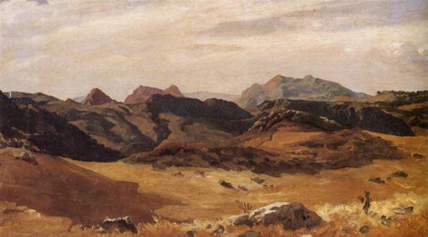 A Mountainous Landscape, Spain by Frederic Leighton
