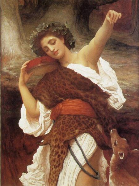 Bacchante by Frederic Leighton Oil Painting Reproductions