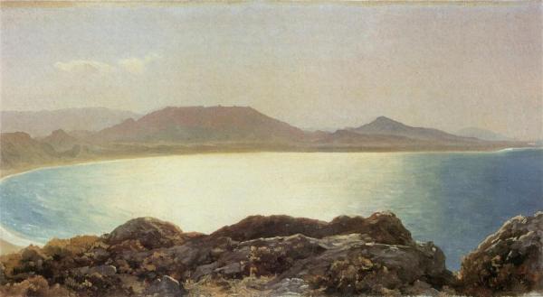 Bay Scene, Island Of Rhodes by Frederic Leighton
