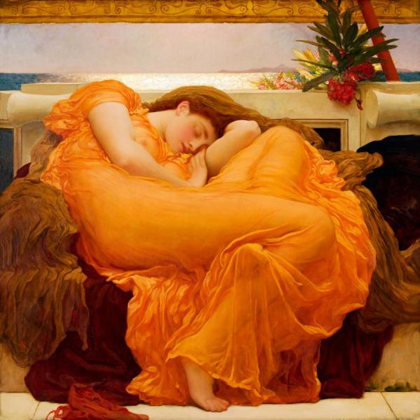 Flaming June by Frederic Leighton Oil Painting Reproductions