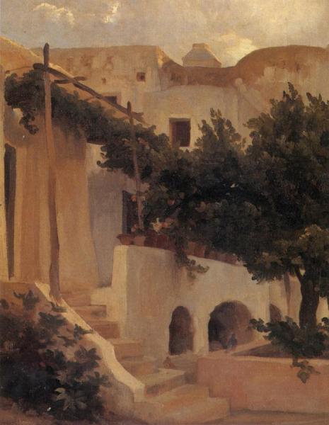 Garden Of A House At Capri by Frederic Leighton