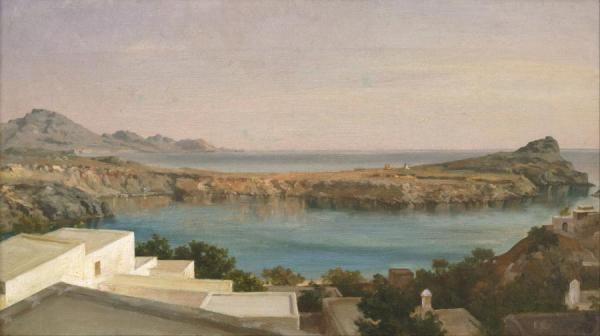 Lindos,rhodes by Frederic Leighton