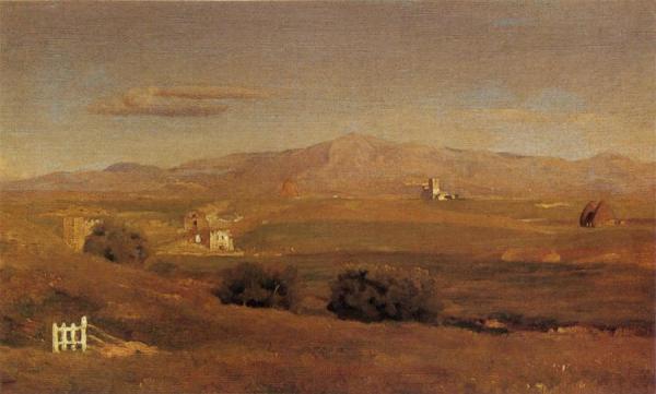 Monte Sacro, In The Roman Campagna, Showing The Ponte Nomentano by Frederic Leighton