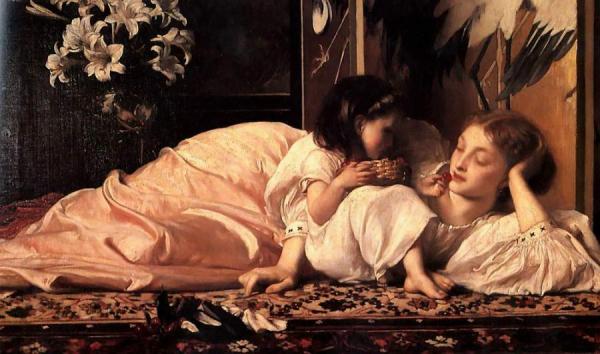 Mother And Child by Frederic Leighton