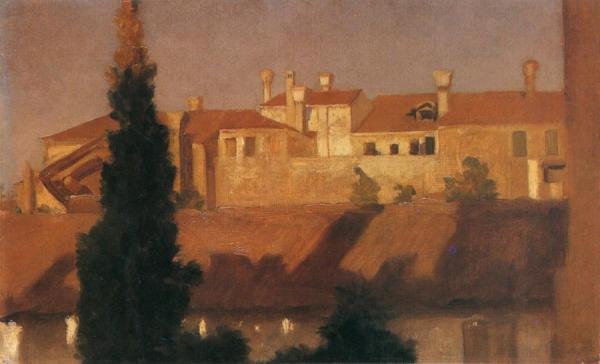 Study Of House, Venice by Frederic Leighton