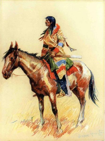 A Breed by Frederic Remington Oil Painting Reproductions