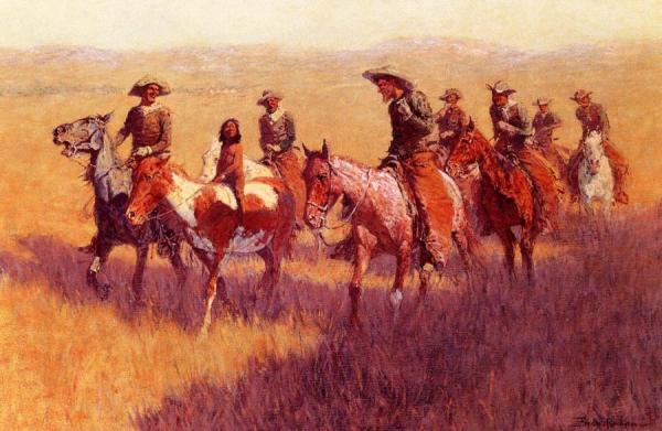 An Assault On His Dignity by Frederic Remington