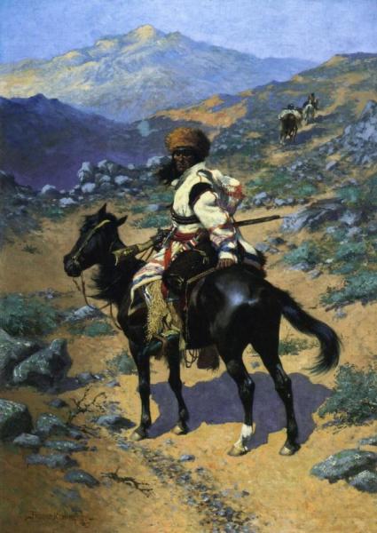 An Indian Trapper by Frederic Remington