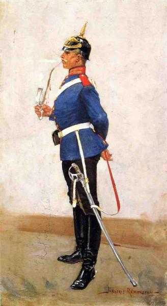 Infantry Officer, Full Dress by Frederic Remington