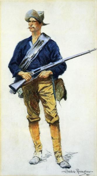 Infantry Soldier by Frederic Remington