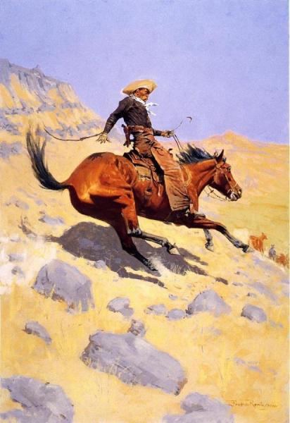 The Cowboy by Frederic Remington
