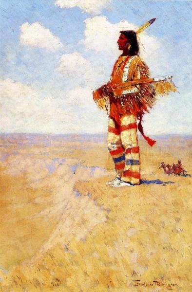 The Last Of His Race by Frederic Remington