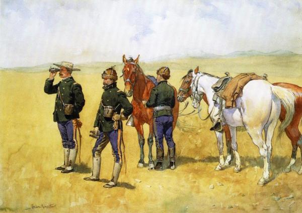 The Scouting Party by Frederic Remington Oil Painting Reproductions