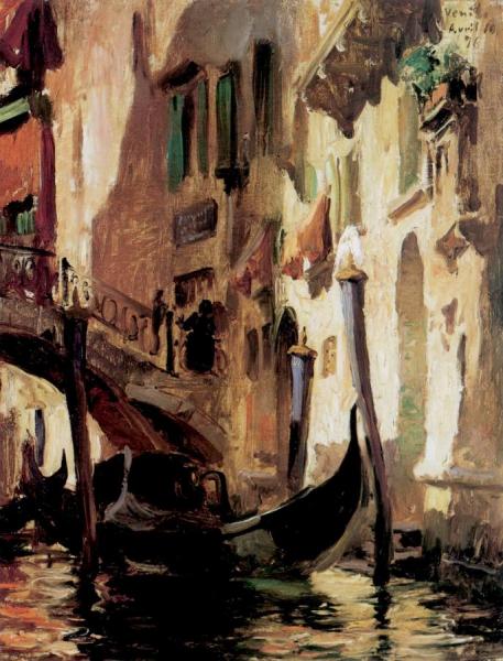 A Venetian Scene by Frederick Arthur Bridgman