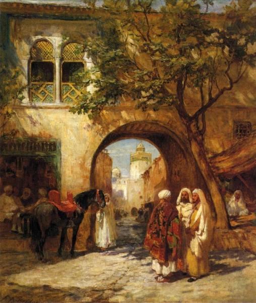 By The City Gate by Frederick Arthur Bridgman