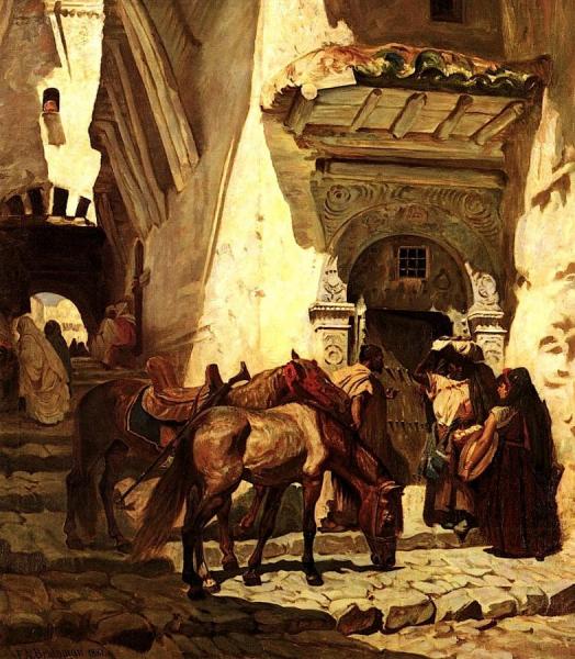 Near The Kasbah by Frederick Arthur Bridgman