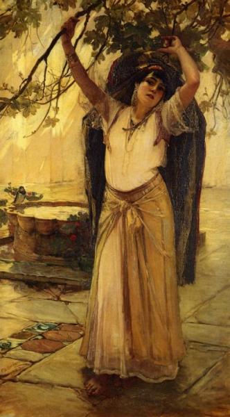 Spanish Lady by Frederick Arthur Bridgman