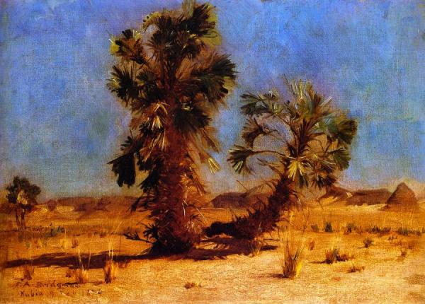 The Landscape Of Nubia by Frederick Arthur Bridgman