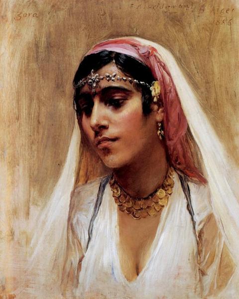 Zora by Frederick Arthur Bridgman Oil Painting Reproductions