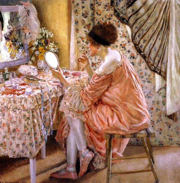 Before Her Appearance (la Toilette) by Frederick Carl Frieseke