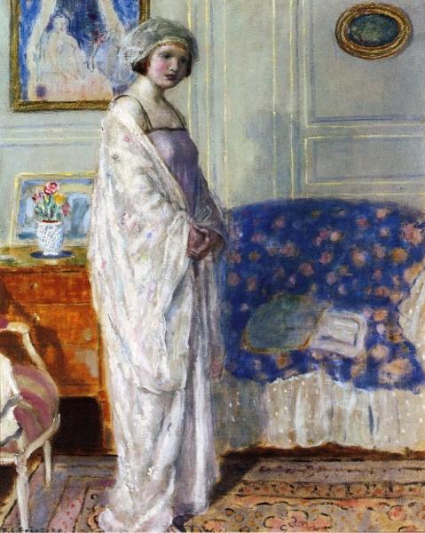 In The Morning Room by Frederick Carl Frieseke
