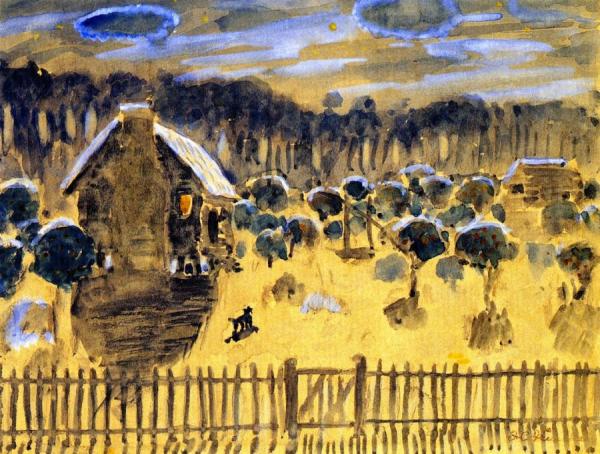 Night, Orange Grove by Frederick Carl Frieseke Oil Painting Reproductions