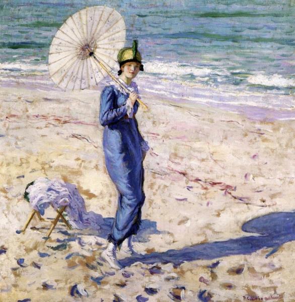 On The Beach by Frederick Carl Frieseke