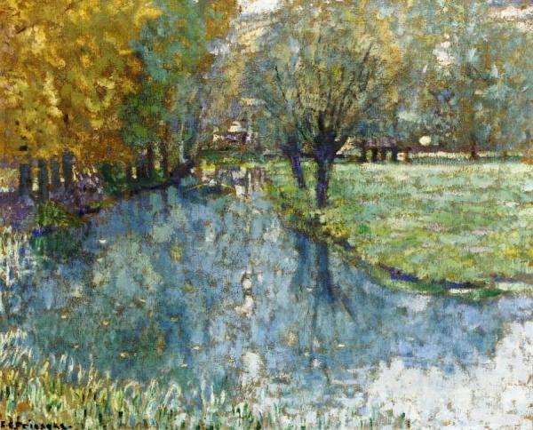 On The River, Giverny by Frederick Carl Frieseke