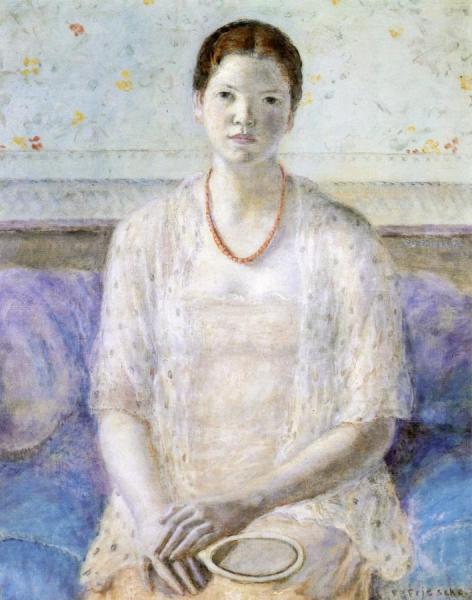 Portrait Of A Girl by Frederick Carl Frieseke