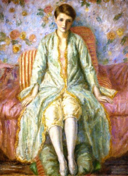 Portrait Of Jane Belo by Frederick Carl Frieseke