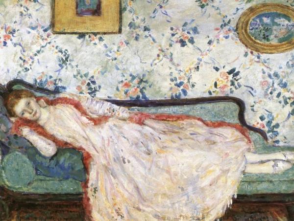 Resting by Frederick Carl Frieseke
