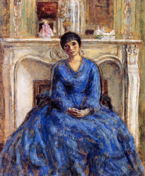 The Blue Coat by Frederick Carl Frieseke