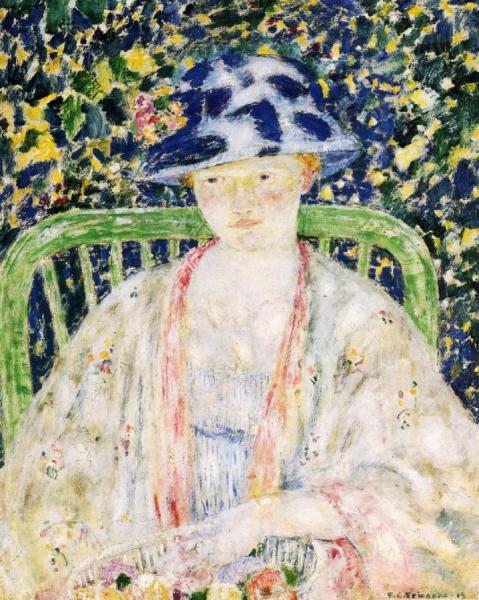 The Green Chair by Frederick Carl Frieseke