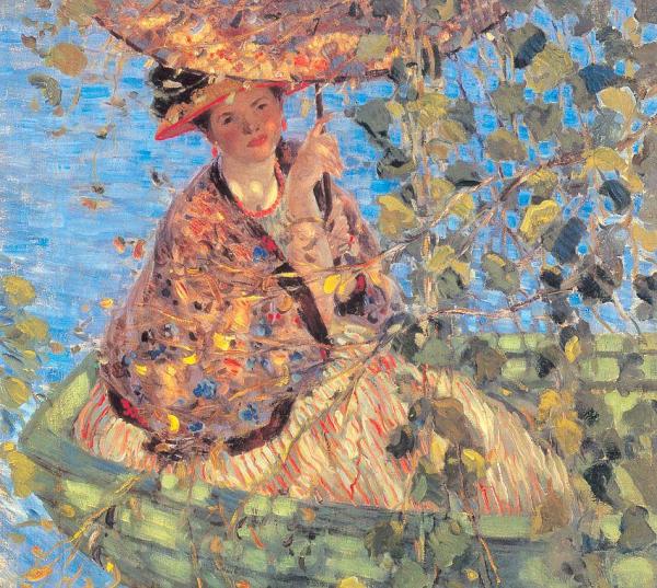 Through The Vines by Frederick Carl Frieseke