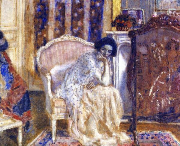 Woman In Boudoir by Frederick Carl Frieseke