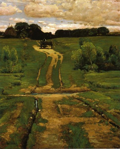 A Back Road by Frederick Childe Hassam