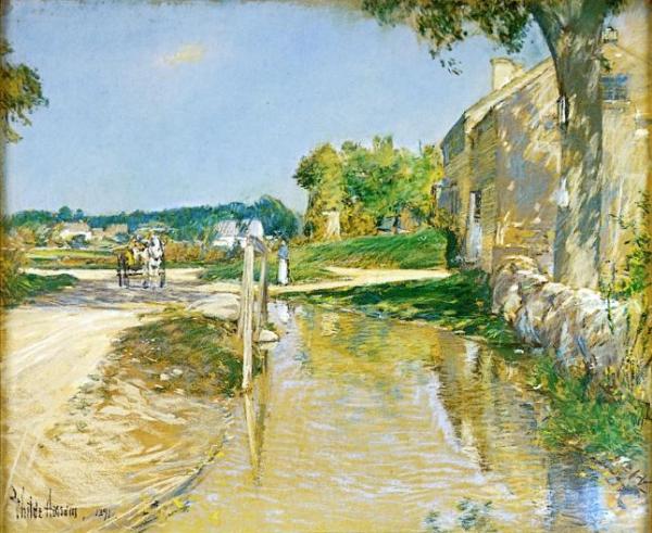 A Country Road by Frederick Childe Hassam