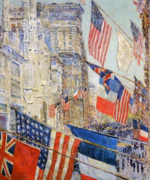 Allies Day, May, 1917 by Frederick Childe Hassam