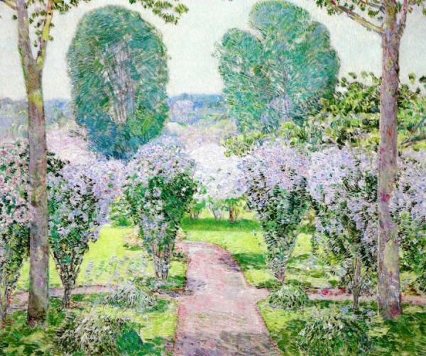 Altheas by Frederick Childe Hassam