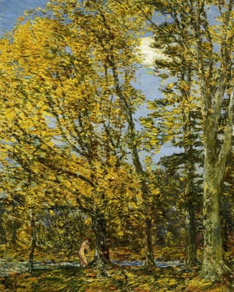 Bather by Frederick Childe Hassam