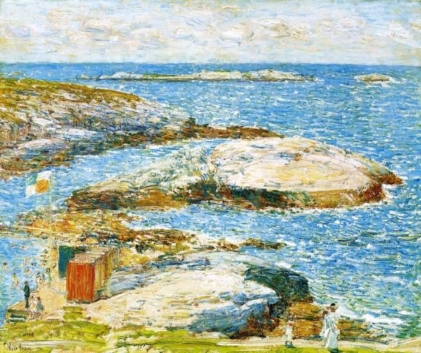 Bathing Pool, Appledore by Frederick Childe Hassam