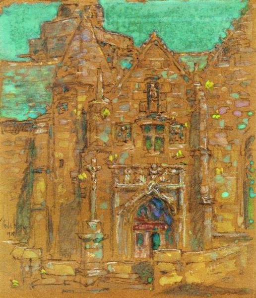 Brelevenez, Lannion, Cote Du Nord, France by Frederick Childe Hassam
