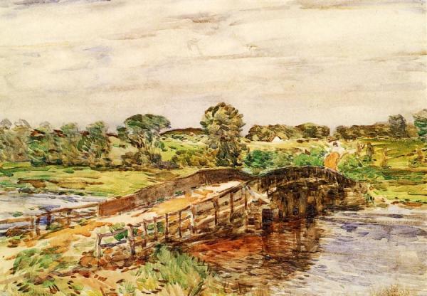 Bridge At Old Lyme by Frederick Childe Hassam