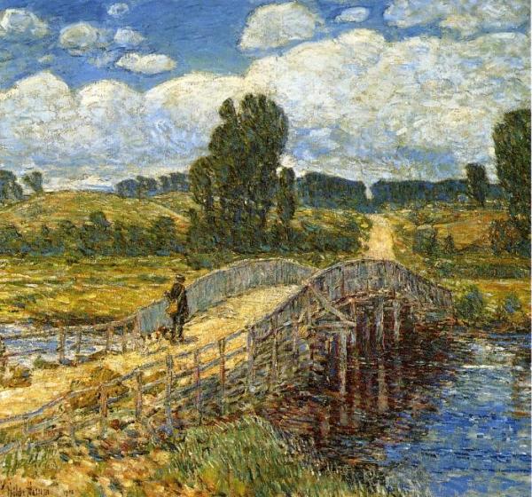 Bridge At Old Lyme by Frederick Childe Hassam