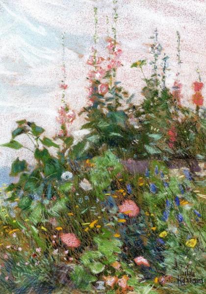 Celia Thaxter's Garden by Frederick Childe Hassam