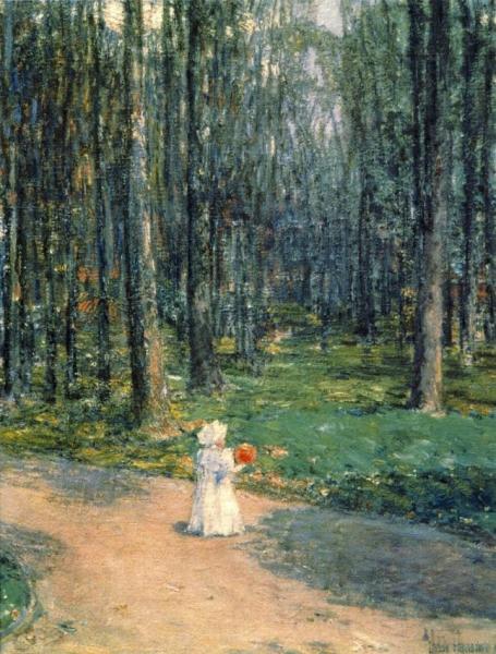 Central Park by Frederick Childe Hassam