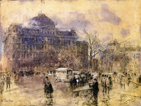 Cityscape by Frederick Childe Hassam